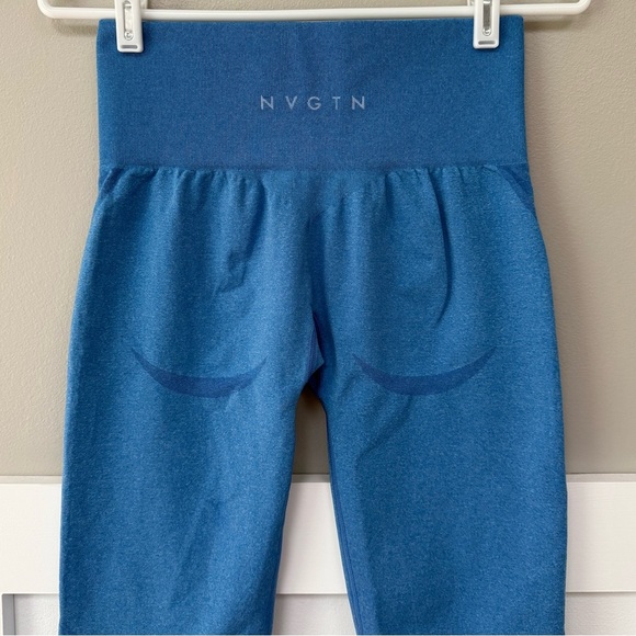 NWT NVGTN Ocean Blue Contour Seamless Leggings - Picture 5 of 8